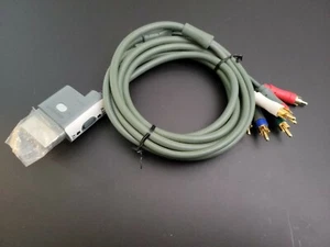Genuine Microsoft Xbox 360 Component HD AV Cable Composite RCA HDTV Preowned OEM - Picture 1 of 3