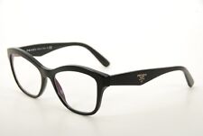 New Authentic Prada VPR29R 1AB-1O1 Black 52mm Frames Eyeglasses Italy RX