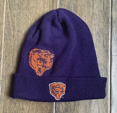 Sombrero de invierno vintage Sports Specialties Chicago Bears sombra años 90 hecho en EE. UU. Foto 1 de 4
