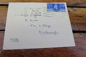 1946 First Day Cover 21/2d Victory - posted to Marlborough - No Reserve - Picture 1 of 2