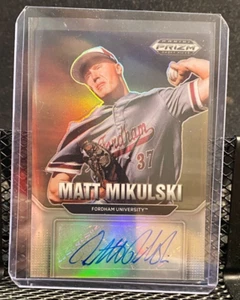 Matt Mikulski 2022 Prizm Draft Picks Silver Autograph - Giants - Bild 1 von 2