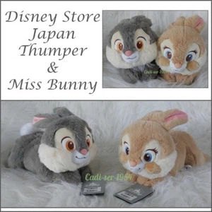 Disney Store Japan Thumper & Miss Bunny Plushes NEW GET BOTH - Picture 1 of 24