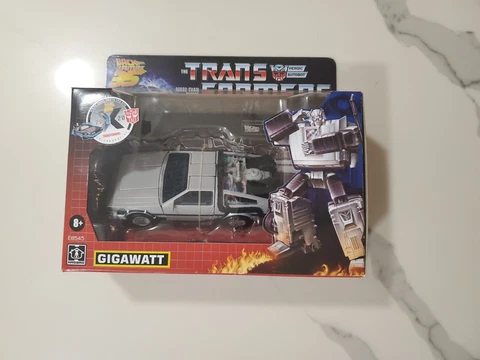 Transformers Gigawatt  Back to the Future Deloreon Mash-Up 35th Anniversary Cover