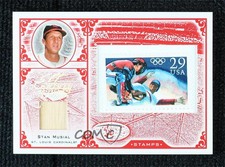 2005 Leaf Century Collection Stamps Olympics Materials /92 Stan Musial #S-5 HOF