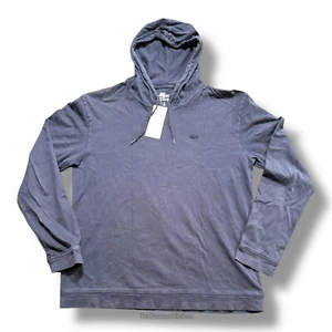 Suéter con Capucha Lacoste Azul Marino Para Hombre Talla 5-L (Grande) Nuevo con Etiquetas - Imagen 1 de 7
