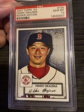 2007 Topps ‘52 Hideki Okajima Psa 10 Pop 1 Of 1 Rookie Card 