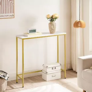 Console Table 29.5" Entryway Table Sofa Table Side Table Display Table White - Picture 1 of 10
