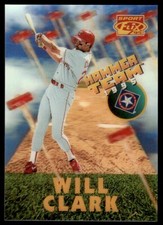 1995 Sportflix Will Clark Texas Rangers #HT9