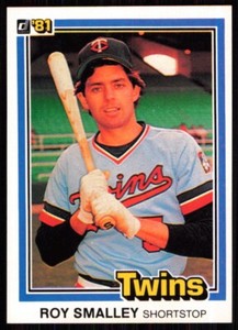 1981 Donruss Roy Smalley Minnesota Twins #487