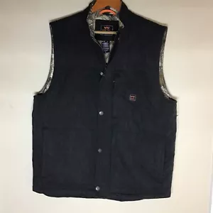 Walls DuPont Kevlar Insulated Vest Men’s Large Dark Gray Realtree Canvas - Picture 1 of 9