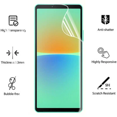 Película protectora de pantalla cubierta completa curvada hidrogel suave para Sony Xperia 1 IV 1ii 5 Foto 1 de 4