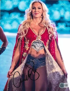 CHARLOTTE FLAIR signed (WWE) Wrestling DIVA Champ 8X10 photo BECKETT BAS BQ83991 - Picture 1 of 1