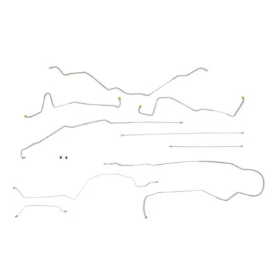 1995 Ford F150 4WD Std. Cab Longbed ABS Power Disc Brake Line Kit 7pc, Stainless - Image 1 of 4