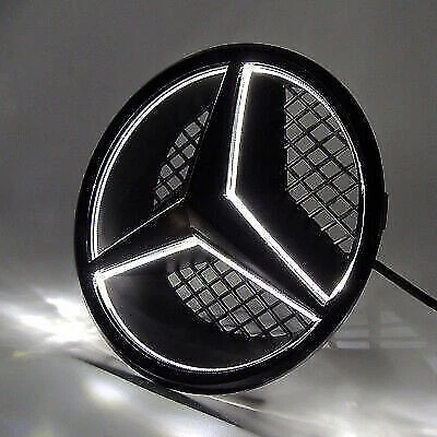 Front Grille LED Emblem Light Illuminated Logo Star Badge For Mercedes Benz Car - Image 1 of 4