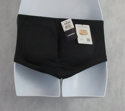 Braguita para mujer Leonisa modeladora acolchada con elevación de glúteos, negra, mediana Foto 1 de 4