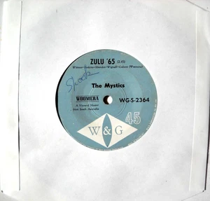 **THE MYSTICS ZULU `65 + JAN ROBINSON TIME ALONE WILL TELL 7" 45 rpm ÚNICO G+** - Imagen 1 de 4