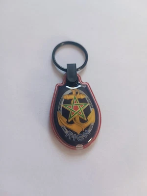 Porte-clés Insigne Militaire Lampe RICM 1916 - 1944 Armée de Terre Keychain - Photo 1/2