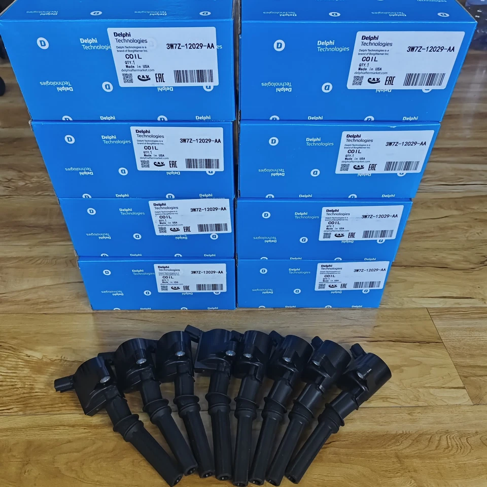 8Pcs Delphi Ignition Coils DG508 For Ford F-150 Lincoln Expedition 3W7Z-12029-AA Foto 1 de 4