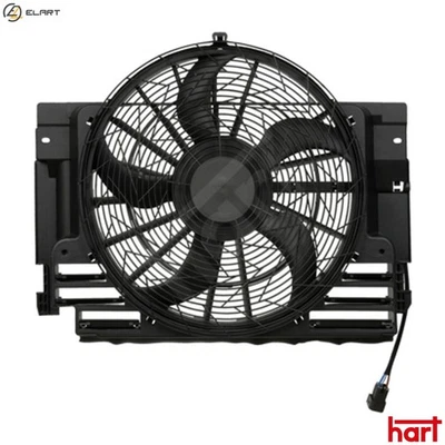 FAN ENGINE COOLING 608 004 FOR BMW M54B30 3.0L 6cyl X5 E53 M62B46 4.6L N62B44 - Image 1 of 4