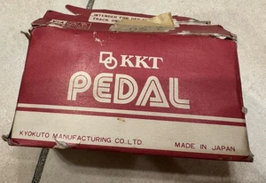 Pedales KKT Lightning FMX Azul 9/16 Old School BMX Vintage Cooks GT JMC Años 80 CAJA - Imagen 1 de 6