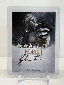 John Tui as Bolg - Autograph Card - The Hobbit: The Battle of the Five Armies - Picture 1 of 2