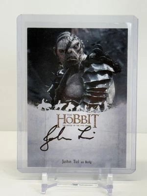 John Tui as Bolg - Autograph Card - The Hobbit: The Battle of the Five Armies - Image 1 of 2