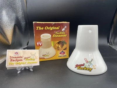 Cooks Choice Vaporera Cerámica Lata de Cerveza Pavo Asador Sittin Marinado Barbacoa  Foto 1 de 4