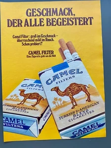 Camel Filters Eine Zigarette geht um die Welt 1970 Vintage Ad Werbung Reklame - Bild 1 von 1