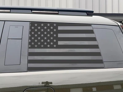 Наклейка на четверть окна 2024–2025 Hyundai Santa Fe — флаг США - Изображение 1 из 2