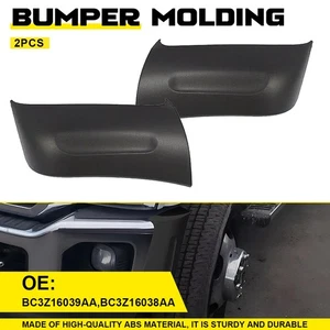 For 2011-16 Ford Super Duty Front Left & Right Bumper Bar Molding BC3Z16038AA T - Picture 1 of 10