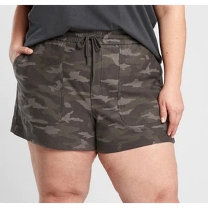 Nuevo con etiquetas Pantalones Cortos Athleta Camuflados Farallón Cómodos Cordón Bolsillos Elásticos Suave Talla 26 - Imagen 1 de 9