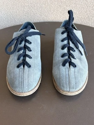 James Purse Women’s Suede Bowler Shoes Solid Gray Size 38 (US 7.5-8) $565 Retail - Image 1 of 4