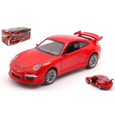 PORSCHE 911 GT3 (991) COUPE 2017 RED 1:32 New Ray Auto Stradali Modellino Nuovo - Immagine 1 di 4