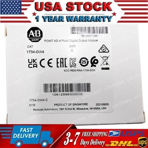 New AB 1734-OW4 POINT I/O 4 Point Digital Output Module 1734OW4 US Free Tax - Picture 1 of 3