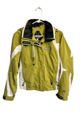 SPYDER Verde Lima Impermeable Aislado Esquí Snowboard Chaqueta Abrigo Para Mujer talla 8 Usado en Excelente Condición Foto 1 de 4