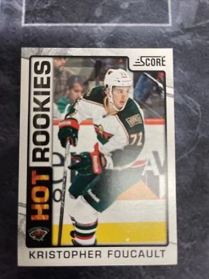 2012-13 Score Hot Rookies 510 Kristopher Foucault Minnesota Wild - Image 1 of 2