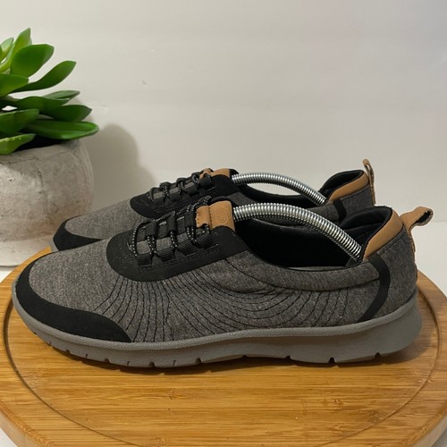 Clarks Step Allena Bay scarpa da ginnastica comoda in maglia grigia taglia 8 W
