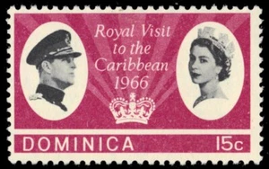 DOMINICA 194 (SG192) - Queen Elizabeth II Royal Visit (pb93437) - Picture 1 of 1