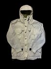 Men`s Polo Sport Ralph Lauren Rain Coat Jacket White Nylon Size M