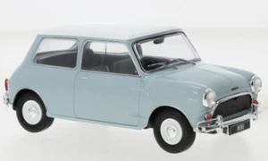 Whitebox WB124183 Austin Mini Cooper S 1965 hellblau/weiss Maßstab 1:24 Modell - Picture 1 of 1