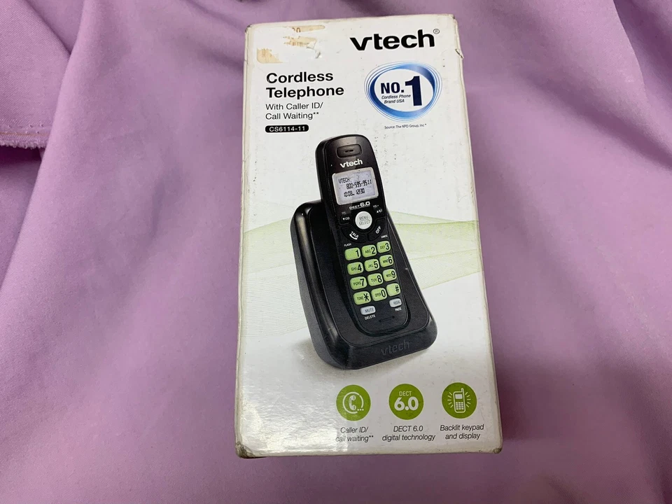 Amzer CS6114-11 Dect 6.0 2-Handset 2-Line Landline Telephone