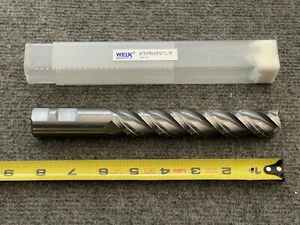 1 Zoll extra lang 5,5 Zoll LOC 3 Flöte Hartmetall Schaftfräser 8 Zoll OAL R0,015 - Bild 1 von 6