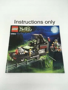 ONLY instructions Lego 9464 Vampyre Hearse Monster Fighters; no bricks, figures - Picture 1 of 1