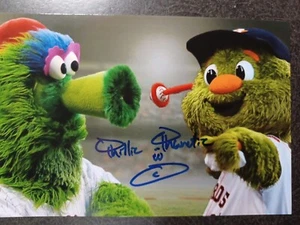 PHILLIE PHANATIC Hand Signed Autograph 4X6 PHOTO - PHILADELPHIA PHILLIES MASCOT - Picture 1 of 3