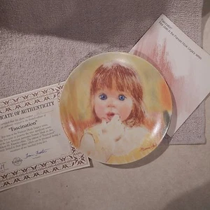 Collector Plate #1 Frances Hook Legacy, "Fascination", 1985 CP-77 - Picture 1 of 6