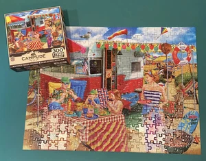 Campside 'Trip to the Coast' Puzzle 300 EZ Grip Large pieces 24"x18" - Complete - Picture 1 of 6