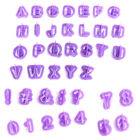 DIY Alphabet Mold 40pcs/set Plastic Letter Number Fondant Cake Biscuit Mould
