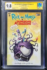 Rick and Morty vs Dungeons & Dragons #3 Vasquez CGC SS 9.8 mit Anmerkung des Betrachters - Bild 1 von 2
