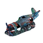 Artificial Plane Fish Tank Ornament Plane Mode Fish Aquarium Decor