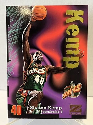 1997-98 SkyBox Z-Force #40 Shawn Kemp - Image 1 of 2